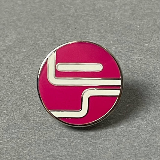 Pink TS Logo (Tim Scott Logo) Enamel Pin Badge